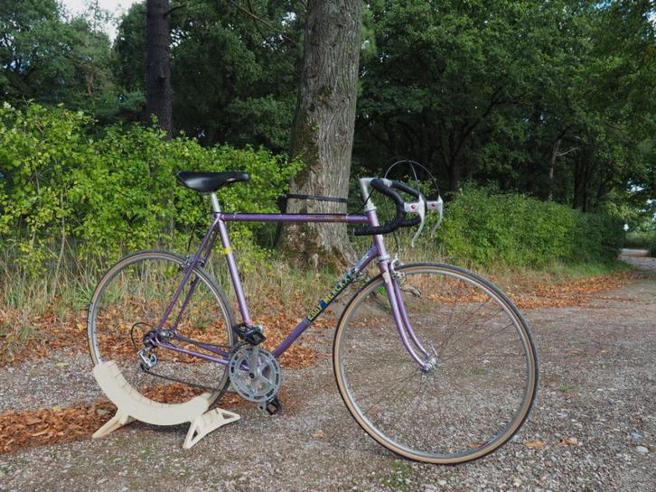 Eddy Merckx Record vintage paarse racefiets, Fietsen en Brommers, Fietsen | Oldtimers, Jaren '60 of nieuwer, Ophalen