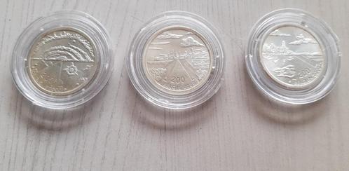 België 200 Frank 2000 Albert II Zilver 0.925 (complete set), Postzegels en Munten, Munten | België, Setje, Zilver, Zilver, Verzenden