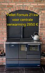 Houtfornuis /Pellet Fornuis CV, Ophalen of Verzenden, Zo goed als nieuw