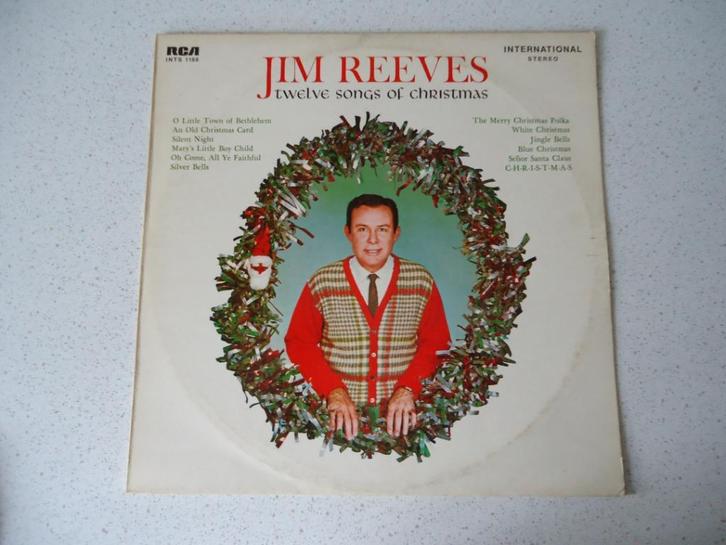LP van "Jim Reeves" Twelve Songs of Christmas anno 1970.., Cd's en Dvd's, Vinyl | Wereldmuziek, Gebruikt, Europees, 12 inch, Ophalen of Verzenden