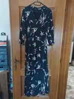 robe longue noire fleurie taille 42, Comme neuf, Noir, Taille 42/44 (L), Enlèvement