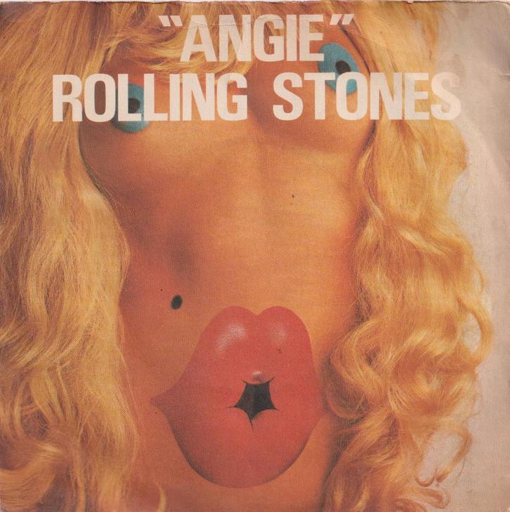Rolling Stones – Angie / Silver train - Single, CD & DVD, Vinyles Singles, Utilisé, Single, Pop, 7 pouces, Enlèvement ou Envoi