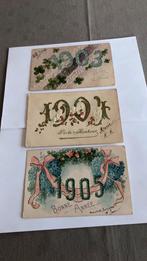 Cartes de Nouvel An 1903, 1904 et 1905, Enlèvement ou Envoi