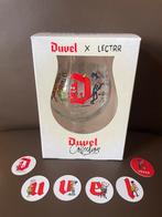 Duvel glas Gentse Feesten in doosje X Lectrr + letters, Ophalen, Zo goed als nieuw