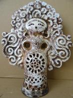 Aardewerk mythologisch beeld Peru vrouw of Godin 26cm 1970, Ophalen of Verzenden