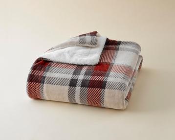 Plaids Cocooning Tartan plaid/fleece deken NIEUW 150x200 cm beschikbaar voor biedingen