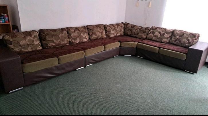 Grand siège d'angle/salon, Maison & Meubles, Canapés | Coins salons complets, Enlèvement