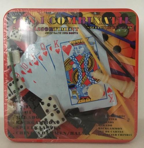 7 delige spellendoos Nieuw, Hobby en Vrije tijd, Gezelschapsspellen | Overige, Nieuw, Vijf spelers of meer, Ophalen of Verzenden