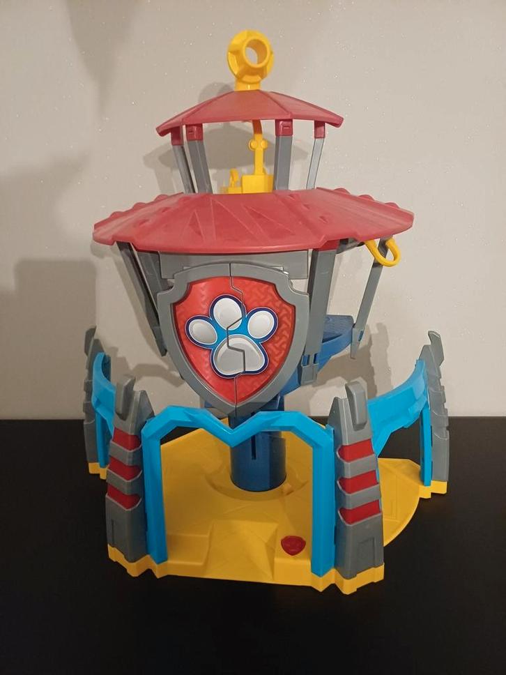 Paw patrol uitkijktoren - dinosaurussen., Kinderen en Baby's, Speelgoed | Actiefiguren, Zo goed als nieuw, Ophalen