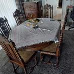 Zeer goed onderhouden antieke kasten , stoelen, tafel..., Antiek en Kunst, Ophalen