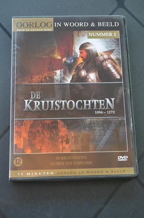 oorlog in woord en beeld: de kruistochten, Cd's en Dvd's, Dvd's | Documentaire en Educatief, Gebruikt, Oorlog of Misdaad, Vanaf 12 jaar