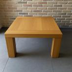 Massief eiken salontafel / bijzettafel 70 x 70 cm, Huis en Inrichting, Ophalen, 50 tot 100 cm, 50 tot 100 cm, Zo goed als nieuw