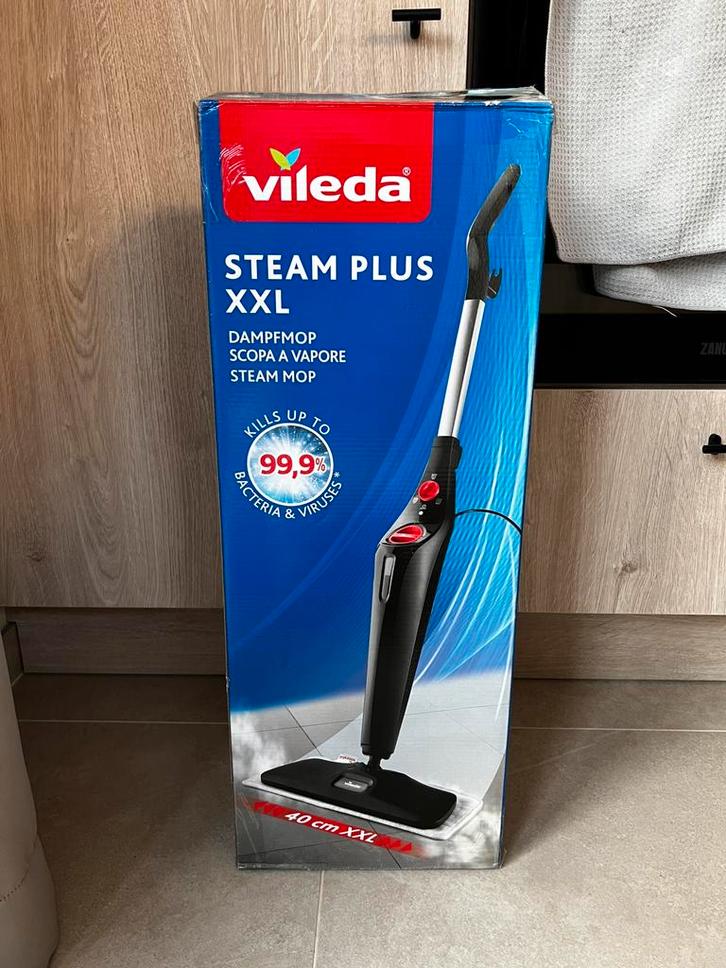 Stoomreiniger Vileda Steam Plus XXL, Electroménager, Vapeurs, Comme neuf, Nettoyeur à vapeur, Enlèvement ou Envoi