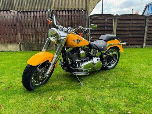 Harley-Davidson FLSTF Fat Boy Chrome Yellow Edition, Motoren, Motoren | Harley-Davidson, Particulier, Chopper, meer dan 35 kW