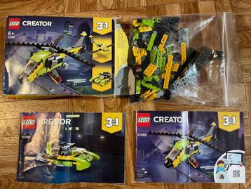 Lego creator 31092, complet, Enlèvement ou Envoi, Utilisé, Ensemble complet, Lego