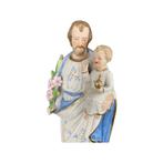 Statuette en biscuit de couleur Saint Joseph, Antiquités & Art, Antiquités | Objets religieux, Enlèvement ou Envoi