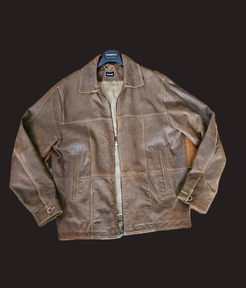 prachtige Milestone jas in maat 50, Kleding | Heren, Jassen | Winter, Gedragen, Maat 48/50 (M), Bruin, Ophalen of Verzenden