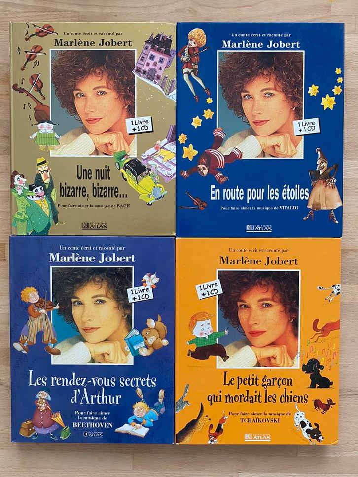 4 verhalen geschreven en verteld door Marlène Jobert, Boeken, Kinderboeken | Kleuters, Gelezen, 5 of 6 jaar, Jongen of Meisje
