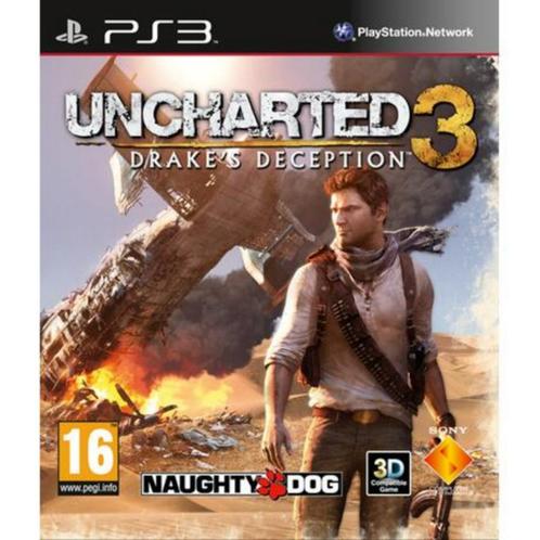 PS3 - Uncharted 3: Drake's Deception, Games en Spelcomputers, Games | Sony PlayStation 3, Gebruikt, Vanaf 16 jaar, Online, Ophalen