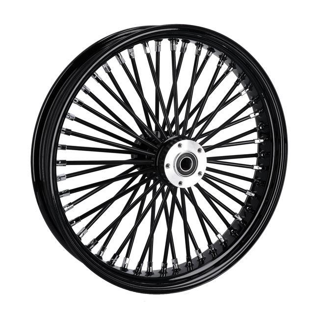 Fat spokes voorwiel zwart 3.50 x 21 dubbele remschijf, Motos, Pièces | Harley-Davidson, Neuf, Enlèvement