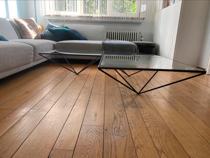 Vintage salontafel Alanda 1980 door Paolo Piva, Huis en Inrichting, Tafels | Salontafels, Zo goed als nieuw, Minder dan 50 cm