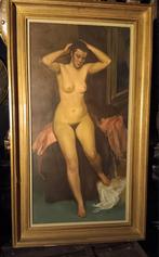 Schilderij op doek van Robert Van Cauwenberghe, Antiek en Kunst, Ophalen