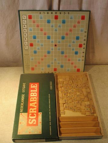 Prima Retro Bordspel - Scrabble - houten set beschikbaar voor biedingen