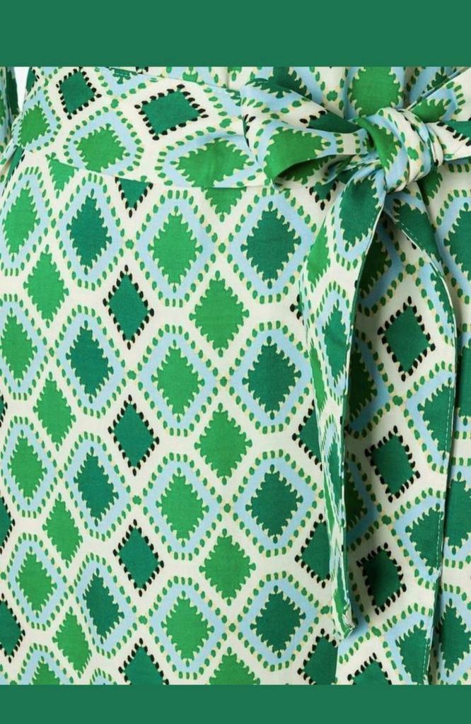 Jurk green, Kleding | Dames, Jurken, Maat 42/44 (L), Groen, Onder de knie, Verzenden