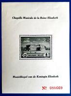 1942 Chapelle musicale Reine Elisabeth Emission privée, Postzegels en Munten, Postzegels | Europa | België, Orginele gom, Verzenden