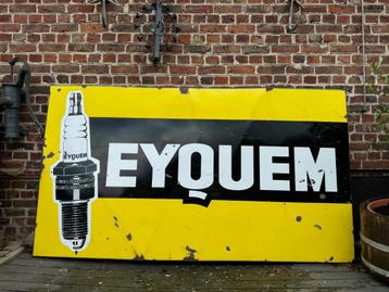 Emaille reclamebord Eyqem