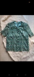Dimar, elegant azuurblauw kanten jasje 48, Ophalen of Verzenden, Zo goed als nieuw, Jasje