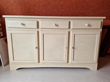 Buffet bahut pin massif, Avec tiroir(s), 25 à 50 cm, 100 à 150 cm, Enlèvement