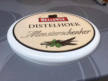 Panneau d'affichage de bière Belle -Vue en émail, Enlèvement ou Envoi, Utilisé, Panneau publicitaire