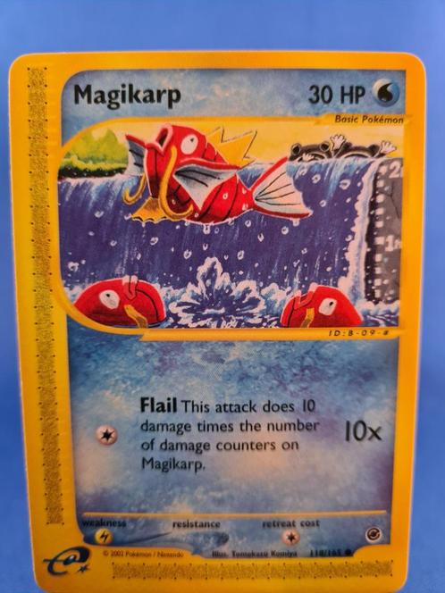 Magikarp 118/165 - Expedition Base Set, Hobby en Vrije tijd, Verzamelkaartspellen | Pokémon, Zo goed als nieuw, Verzenden