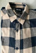 Hemd Only & sons maat S (BXL Noord mogelijk), Ophalen, Blauw, Halswijdte 38 (S) of kleiner, Gedragen