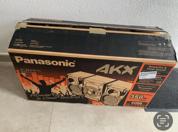 Nieuw hifi-systeem van Panasonic, Audio, Tv en Foto, Stereoketens, Zo goed als nieuw, Cd-speler, Ophalen