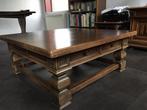 Antieke salontafel, Huis en Inrichting, Minder dan 50 cm, Gebruikt, Eikenhout, Antiek