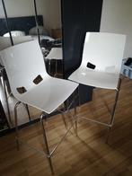 Chaise haute acrylique, Autres matériaux, Enlèvement, Utilisé, Blanc