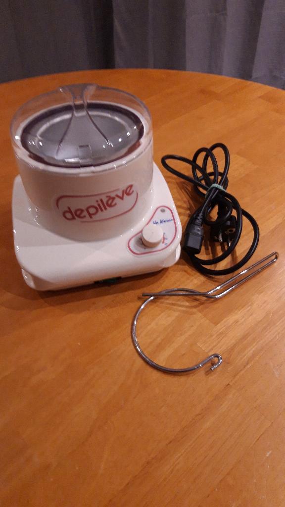 Depilève harsverwarmer (800gr) met blikhouder, Elektronische apparatuur, Persoonlijke Verzorgingsapparatuur, Zo goed als nieuw