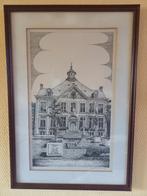 Hasselt stadhuis - Tekening van Wim van Kuyck, Ophalen