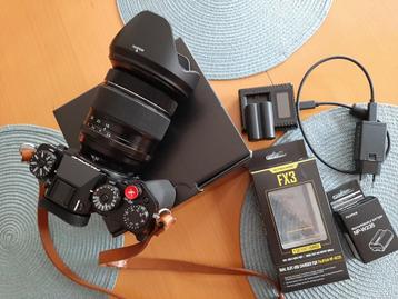 Fuji XT-5 + 16-55mm F/2.8 lens en extra's 