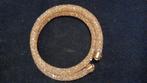 Jonc Swarovski bracelet doré, Ophalen of Verzenden, Armband, Verguld