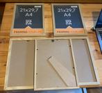 Fotokaders A4 (nog 3 stuks beschikbaar), Overige materialen, Minder dan 50 cm, Ophalen of Verzenden, Zo goed als nieuw