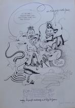 FRANK MAIEU / DE ZWARTE PANTER / ZW-W ZEEFDRUK / 63x44cm SIG, Antiek en Kunst, Kunst | Litho's en Zeefdrukken, Ophalen of Verzenden