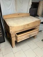 Billot de boucher ancien, Enlèvement