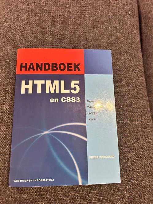 Peter Doolaard - Handboek HTML 5, Boeken, Informatica en Computer, Zo goed als nieuw, Ophalen of Verzenden