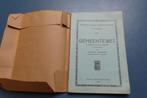 Boek, Gemeentewet 1931, Politique, Utilisé, Enlèvement ou Envoi