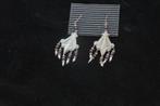 Zilveren oorbellen – handgemaakt in Bali, Hangers, Nieuw, Ophalen of Verzenden, Zilver