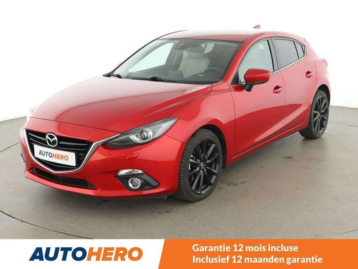 Mazda 3 2.0 Exclusive-Line (bj 2016), Auto's, Mazda, Te koop, ABS, Achteruitrijcamera, Airbags, Airconditioning, Boordcomputer