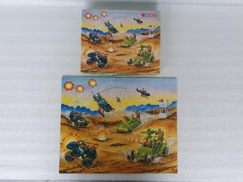 Puzzel GI Joe 3100.23 (MB, Hasbro, 1986), Ophalen of Verzenden, Gebruikt